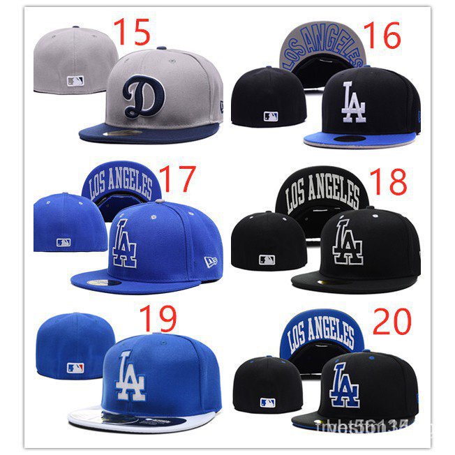 Mũ lưỡi trai phong cách hip hop 9ROO LA Dodgers M-LB 3vMU