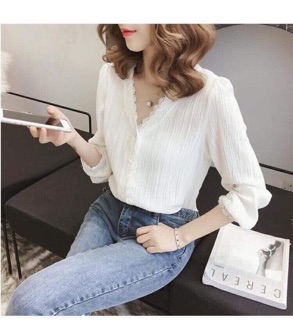 Freeship 99k TQ_Áo sơ mi trắng