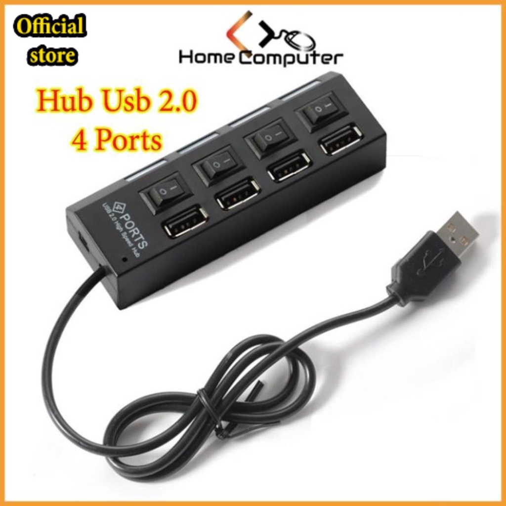 Ổ Chia Cổng USB, Hub Usb 1 Ra 4 Cổng Usb - HomeComputer .Offical Store