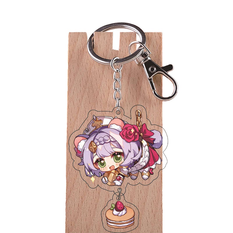 Móc Khóa Hình Chibi Bằng Kim Loại