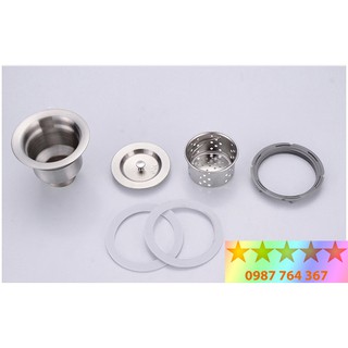 Xi phông chậu rửa bát, bộ xi phông đôi, ống thoát nước chậu rửa chén