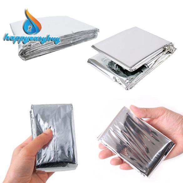 Chăn cứu hộ khẩn cấp chống nước bằng chất liệu Mylar trong ngành vũ trụ 1.3 x 2.1m nhỏ gọn | BigBuy360 - bigbuy360.vn