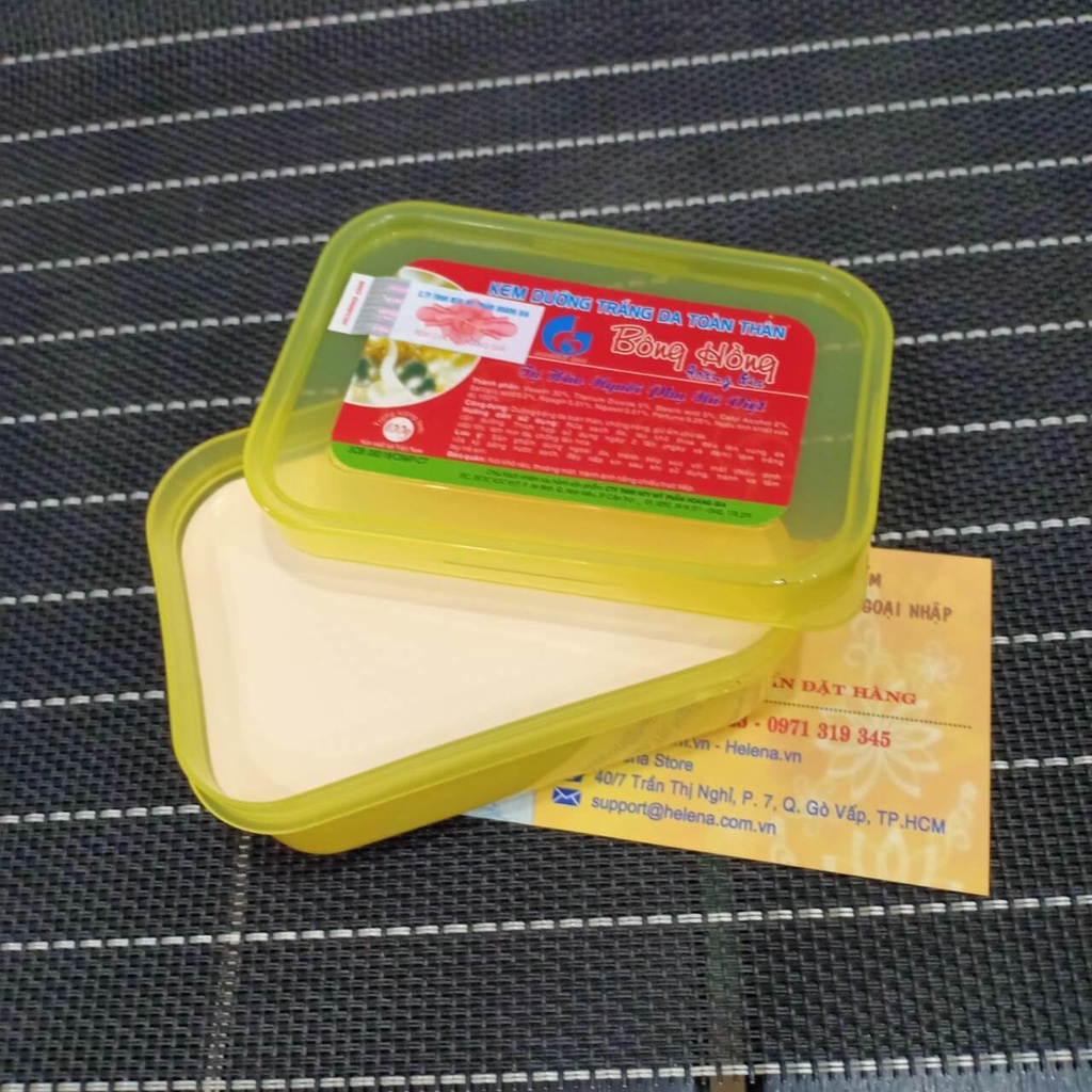 Kem Body Trắng Da, Kem Body Ngọc Trai Bông Hồng Hoàng Gia Chính Hãng 100g, Mềm, Mịn, Thẩm Thấu Nhanh