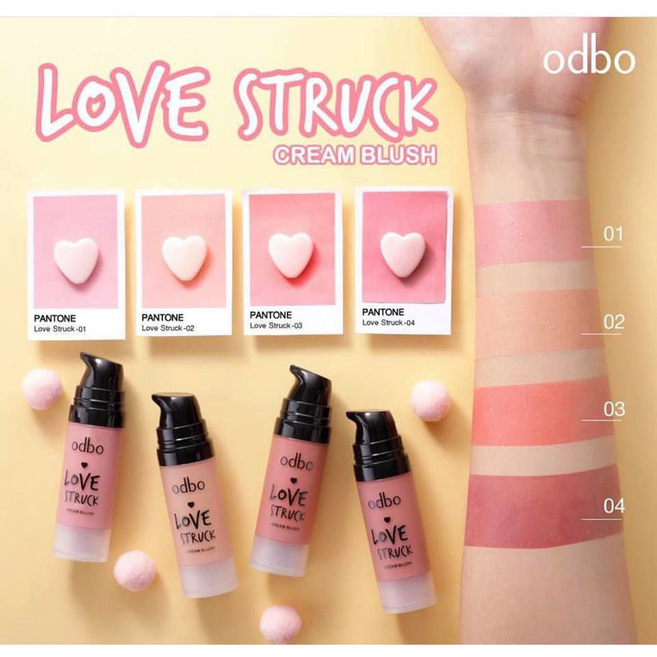 Phấn Má Hồng Dạng Kem Odbo Love Struck-[Coco Shop] | BigBuy360 - bigbuy360.vn