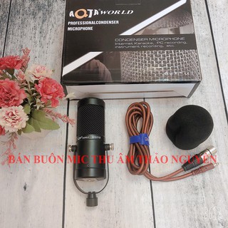 Micro thu âm aqta aq 210 - micro hát karaoke online - thu âm - livestream cao cấp chính hãng