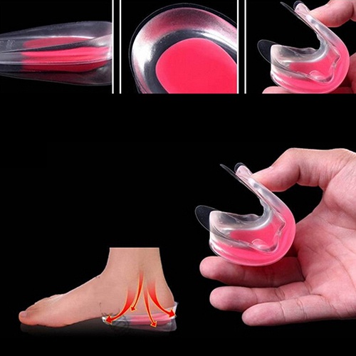 Đế Lót Giày Mát Xa Giảm Đau Bằng Silicone Tiện Dụng
