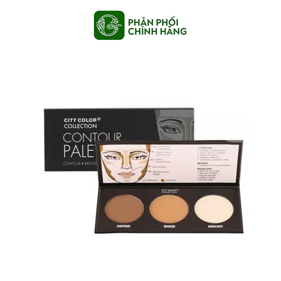 Bảng tạo khối City Color Contour Effects Palette (3x 4.5gr)