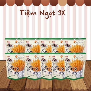 Snack khoai tây que oishi strip fries vị tảo biển