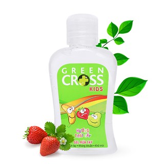 GEL RỬA TAY KHÔ GREEN CROSS 100ML HƯƠNG TRÁI CÂY DÀNH CHO TRẺ EM - GIÁ RẺ