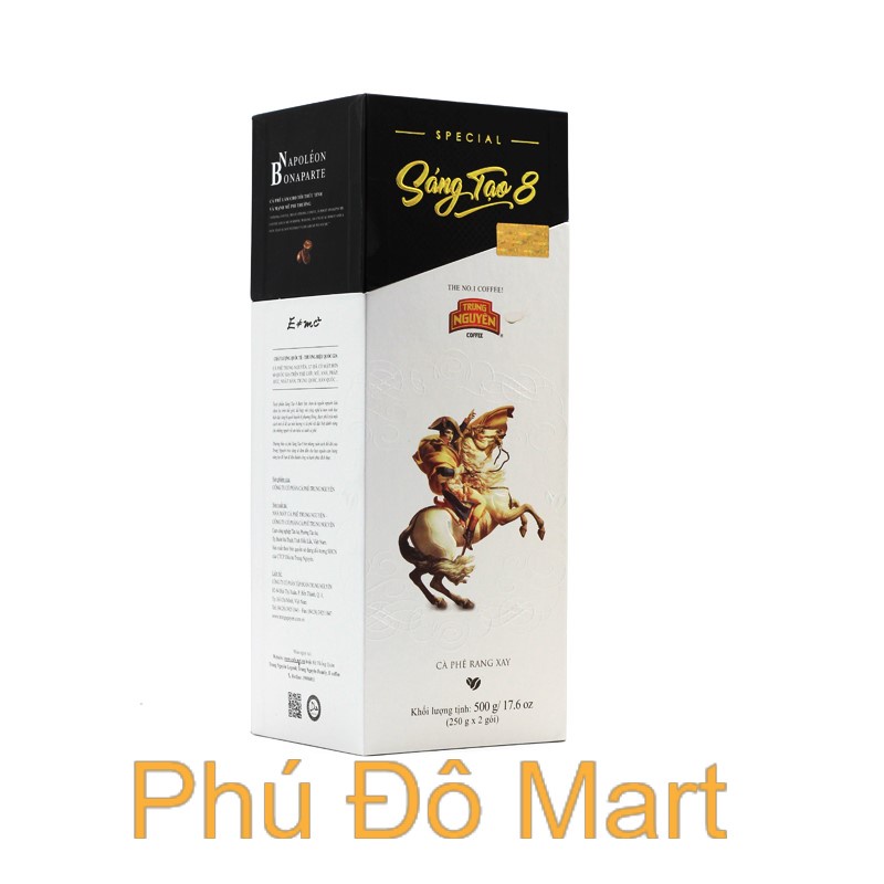 Cà Phê Rang Xay Trung Nguyên Sáng Tạo 8 / Creative 8 _ Hộp 500g