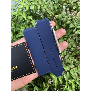 Dây đồng hồ HUB cao su xanh size case 42 size dây 19 25 22 TẶNG KÈM TOVIT THAY DÂY