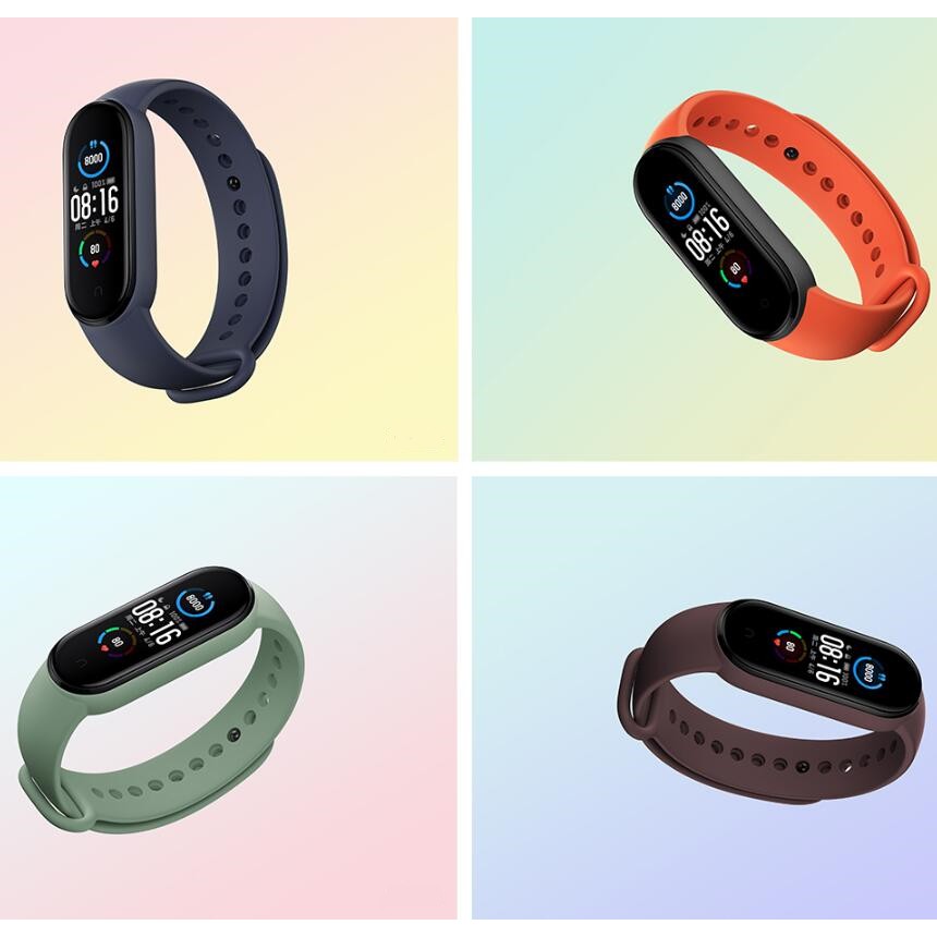 Dây Đeo Tay Thay Thế Cho Xiaomi Mi Band 6 5 4 3 Nhiều Màu