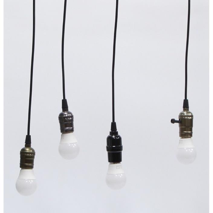 Bộ 3 đèn thả cổ điển Vintage bóng đèn led búp 5w