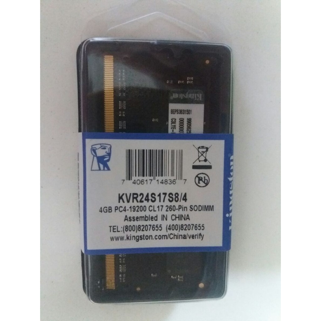 RAM Laptop DDR4 Kingston 4GB Bus 2400 | BigBuy360 - bigbuy360.vn