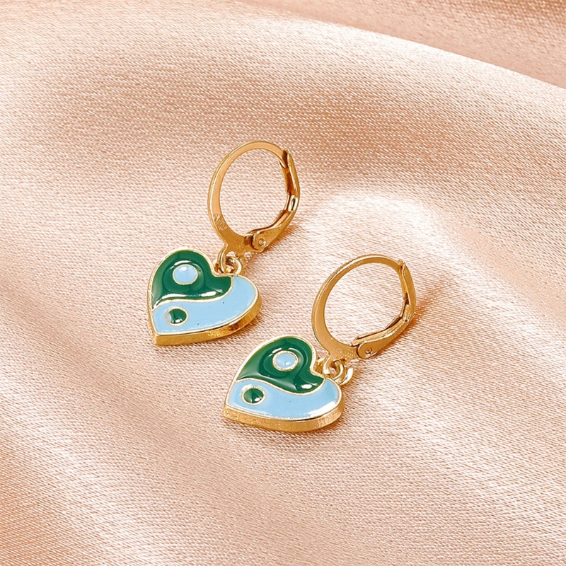 Bông Tai Dài Hình Thái Cực Quyền Đơn Giản Thời Trang Dành Cho Nữ