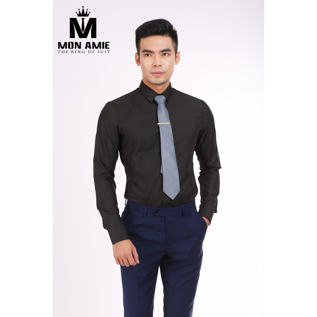 Áo Sơ Mi Nam Mon Amie Công Sở Thời Trang Loại Trơn | BigBuy360 - bigbuy360.vn