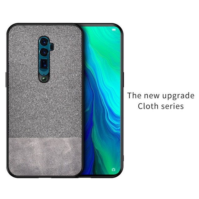 Ốp điện thoại TPU mềm bằng vải thích hợp cho OPPO Reno 10x