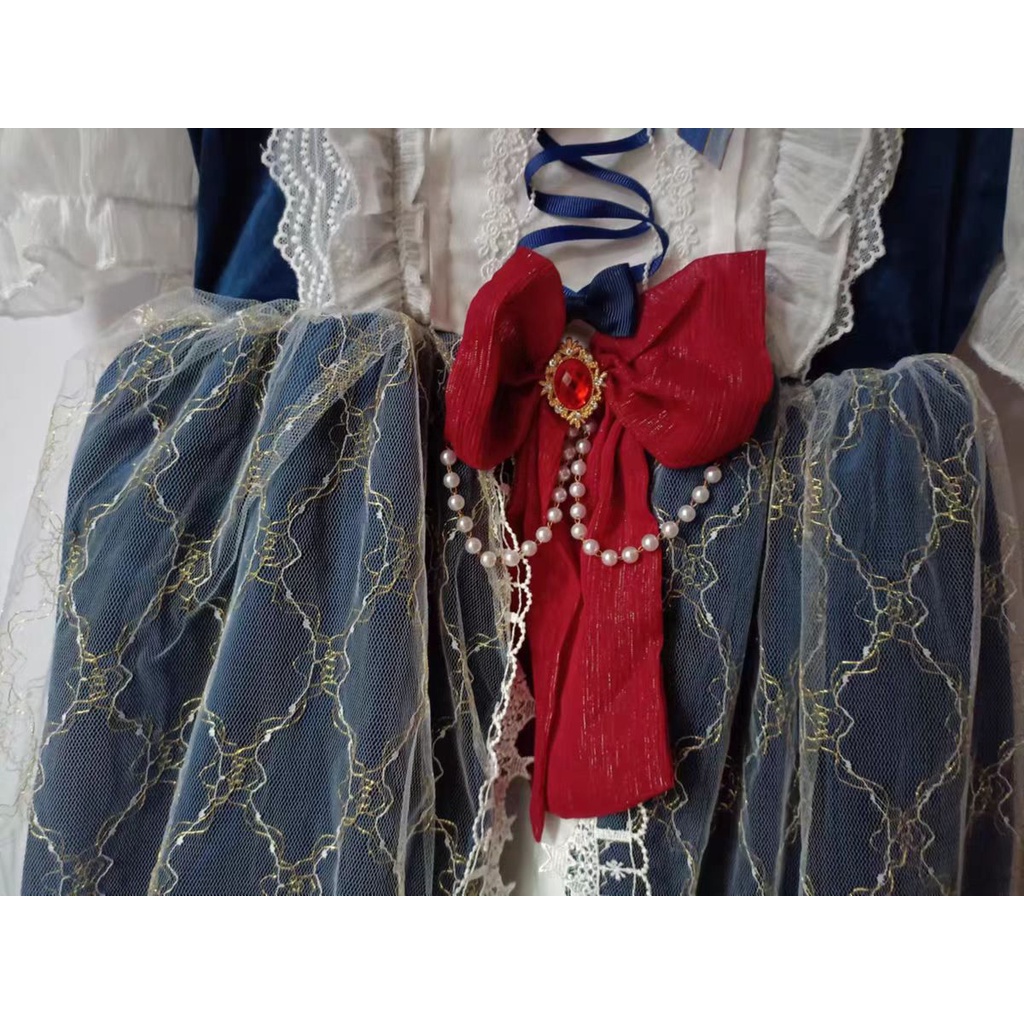 Đầm Cưới Đính Hoa Tuyết Phong Cách Lolita Xinh Xắn