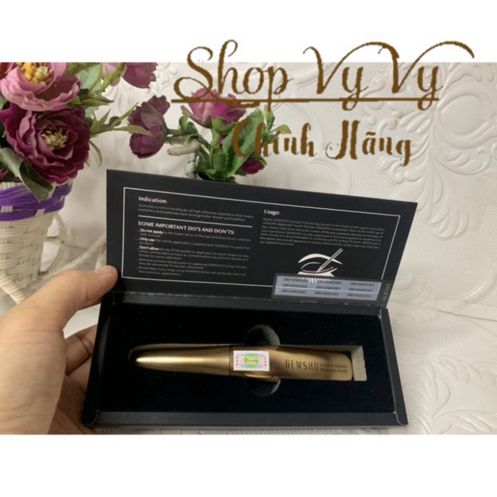 CHÍNH HÃNG-   MỌC MI - DƯỠNG DÀI MI GEMSHO - HÀNG CHUẨN