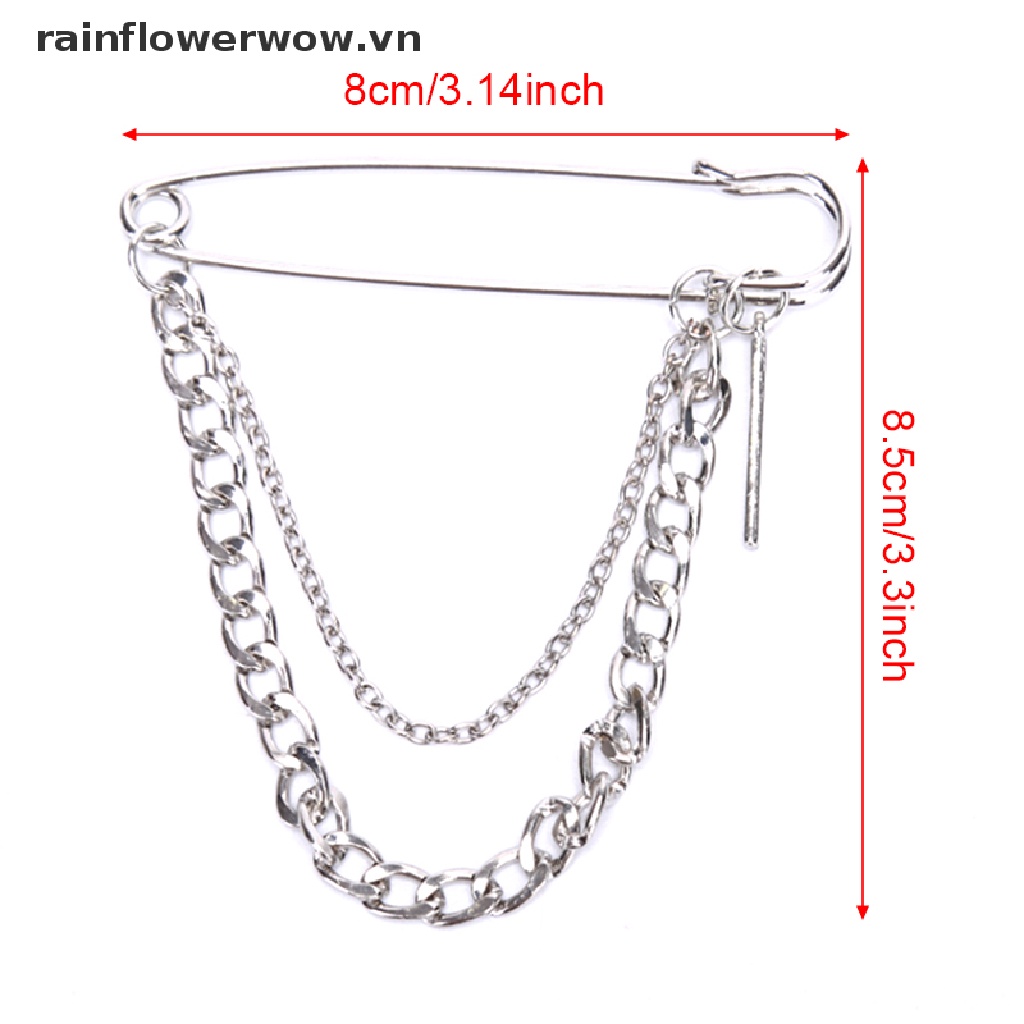 1 Ghim Cài Dây Xích Cổ Điển Thời Trang Cho Nam Và Nữ
