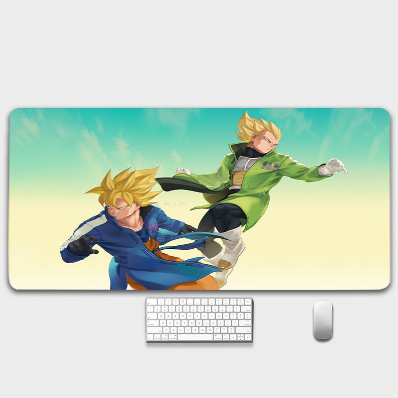 Tấm Lót Chuột Bàn Dày Chống Trượt Cỡ Lớn In Hình anime dragon ball Cho Học Sinh