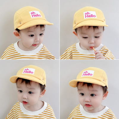 Mũ lưỡi trai thiết kế đơn giản hợp thời trang Hàn Quốc xinh xắn cho bé
