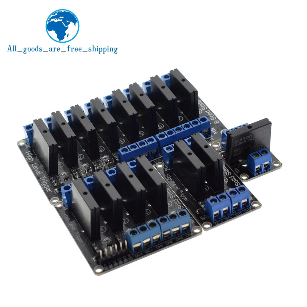 Mô Đun Rơ Le Thể Rắn 5v 1 2 4 8 Kênh Omron Ssr 250v 2a Cho Arduino | BigBuy360 - bigbuy360.vn