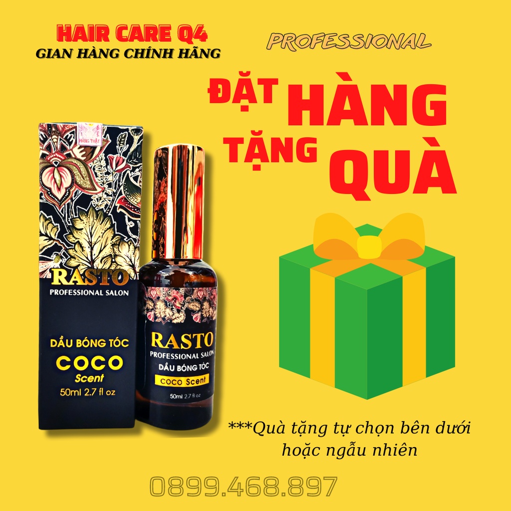 Dầu Bóng Tóc Rasto, Serum Dưỡng Tóc Rasto 50ml Hàng Công Ty Chính Hãng - Hair Care Q4