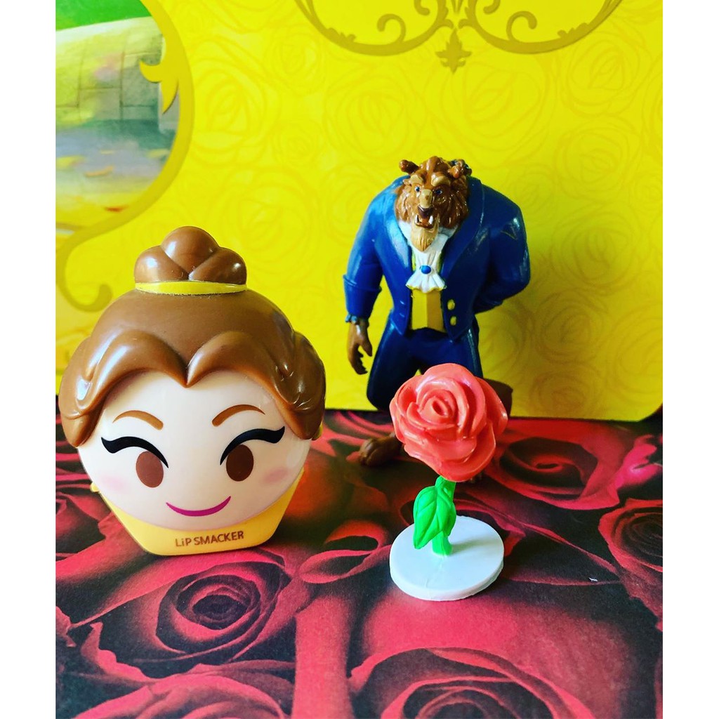 [Có sẵn] Son Disney Người đẹp và quái vật Belle -  Lip Smacker Disney Emoji Lip Balm (Chính hãng Mỹ)