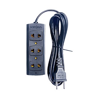 Ổ Cắm Siêu Chịu Tải Cao 3S3 dây 2,5m Sopoka 1200W
