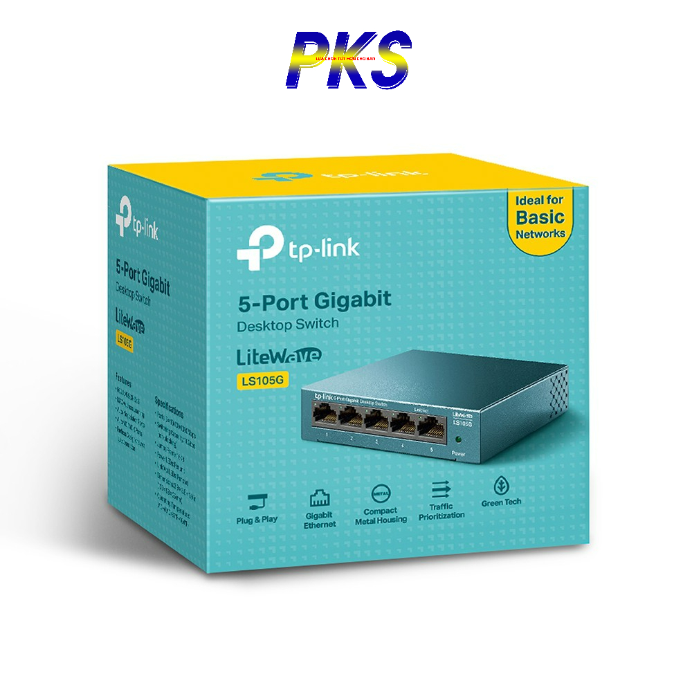 Switch 5 Port Gigabit LAN 1000Mbps tốc độ cao TP-LINK LS105G