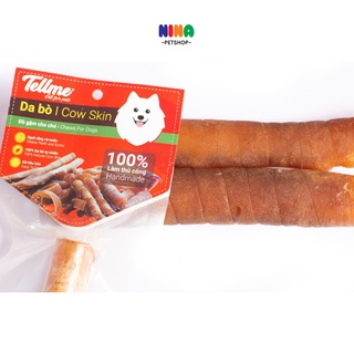 Thức ăn cho chó thú cưng cún đồ gặm da bò tellme cho chó Nina pet shop