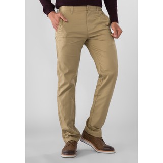 Quần Dài Kaki Nam Giordano Khakis Màu Kem 0111801512