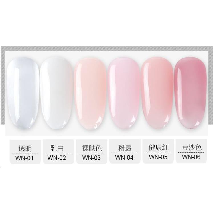 Sơn Gel nối móng AS vỏ đen Mã WN ( Cam Kết Chính Hãng - làm khô sơn gel bằng máy hơ uvled )