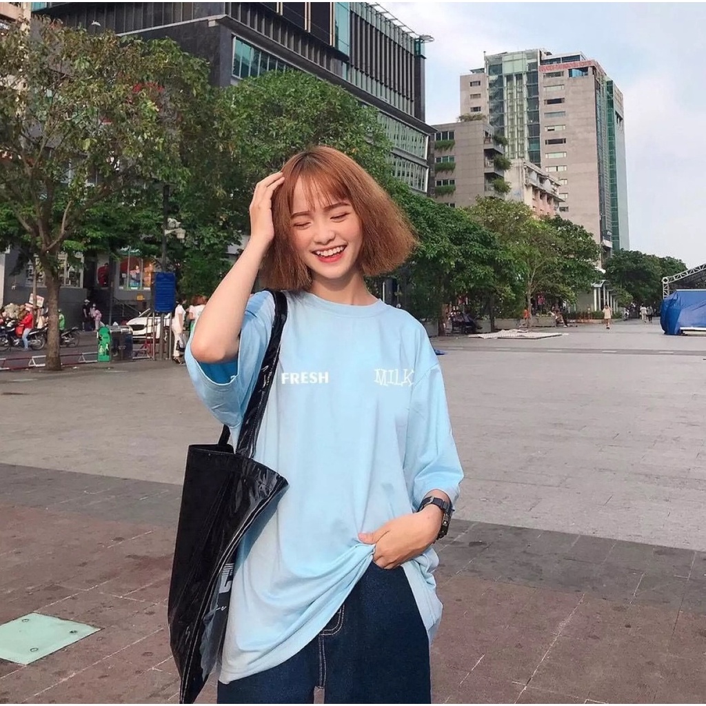 Áo Thun MILK From Rộng Unisex Mềm Mịn Dày Dặn Hot Trend