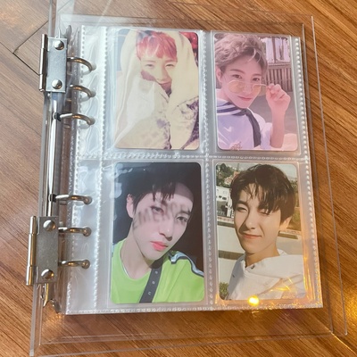 Binder nhựa còng trong suốt A4/A5/A6 đựng ảnh card - Sổ lưu trữ album ảnh/Sổ lưu trữ bo góc