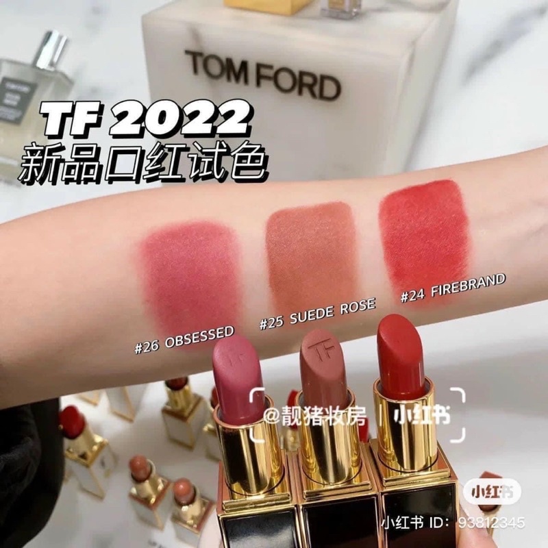 Son Tom Ford Lip Color Matte 2022 màu 24-25-26-52