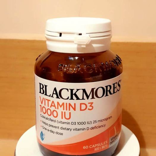 Viên Uống Blackmores Vitamin D3 1000IU Giúp Xương Chắc Khỏe Tăng Sức Dề Kháng Cải Thiện Hệ Miễn Dịch