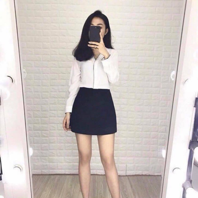 (Ảnh thật)  Quần váy chữ A chất cát hàn dày dặn (có quần bên trong) VIP60XP N208N | BigBuy360 - bigbuy360.vn