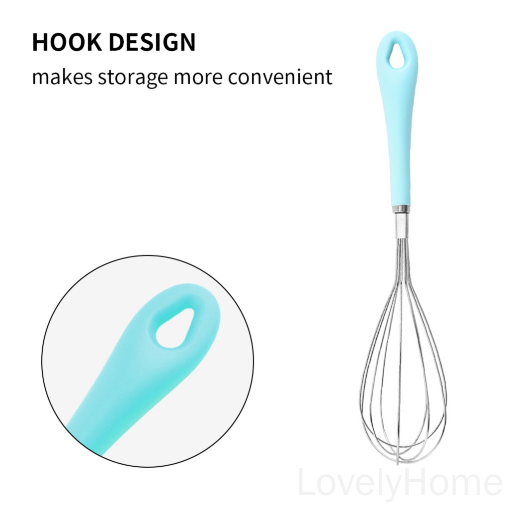 Dụng Cụ Đánh Trứng Bằng Thép Không Gỉ Tiện Dụng Cho Nhà Bếp