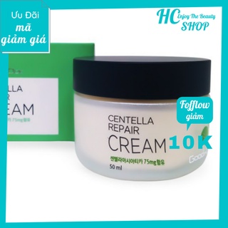 Kem dưỡng PHỤC HỒI da RAU MÁ - GOODNDOC CENTELLA REPAIR CREAM 50ml [CHÍNH HÃNG- DƯỢC MỸ PHẨM]