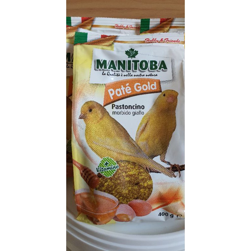 Cám trứng Manitoba (Italia) cho chim, vẹt, hamster gói tiện dụng 100g