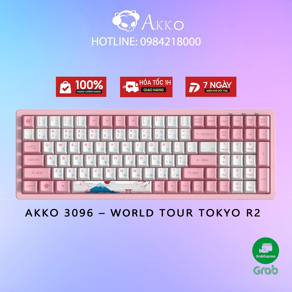 Bàn phím cơ AKKO 3096 – World Tour Tokyo R2