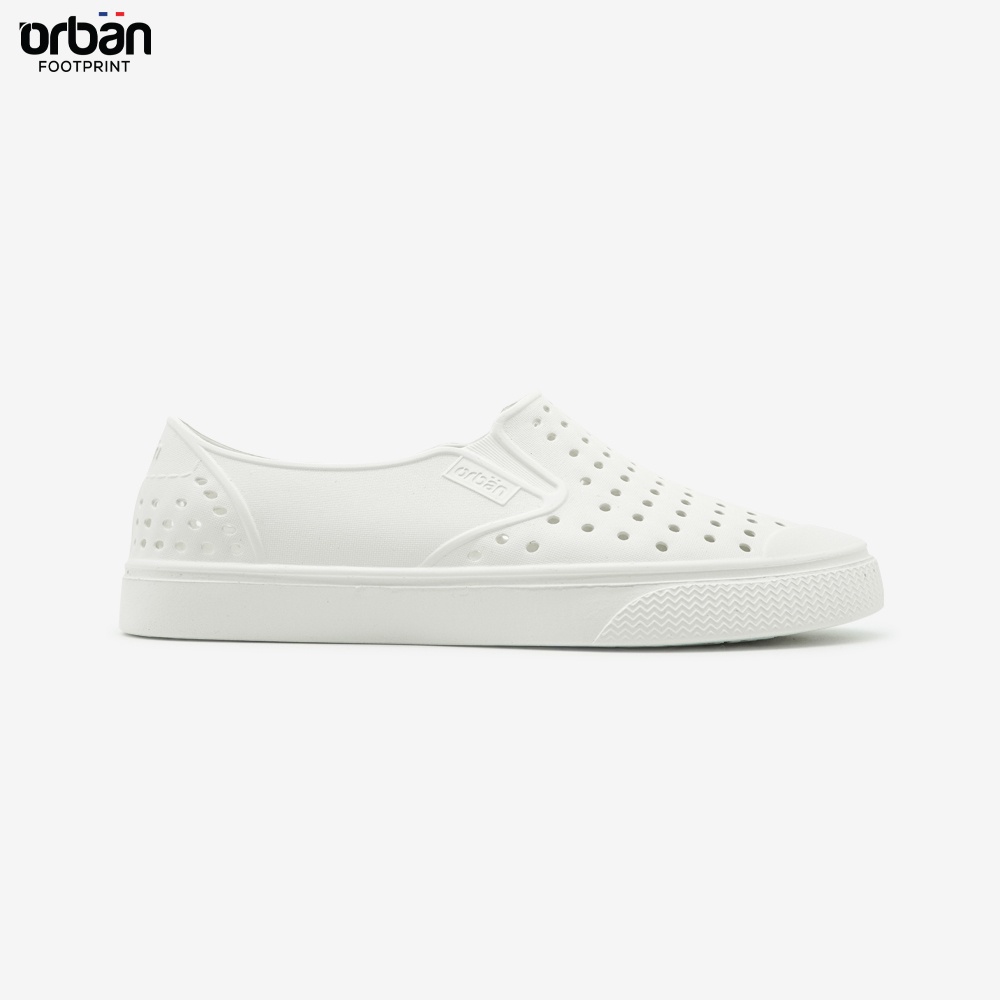 [NEW] Giày Sneaker Trắng Urban - Giày lỗ Urban - Giày đi mưa - Màu Trắng