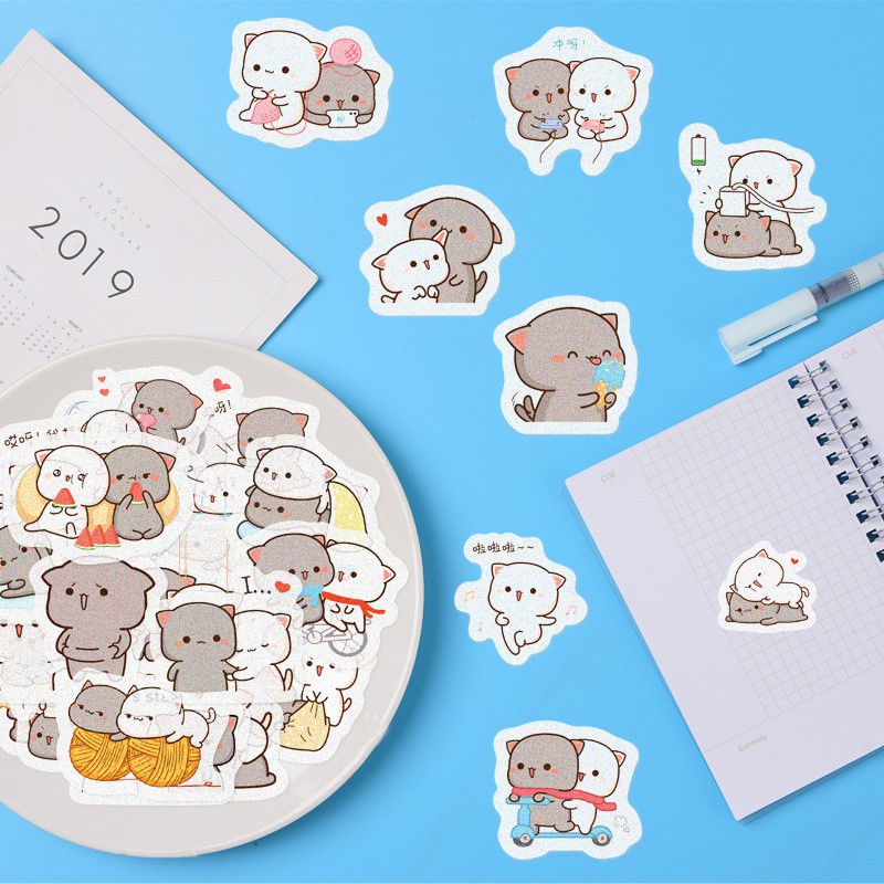 Set 40 Sticker Icon facebook | Sticker Dán Nón Bảo Hiểm Chống Nước