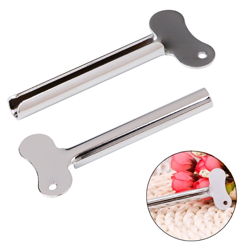 Dụng Cụ Kẹp Tuýp Kem Đánh Răng Bằng Sắt Không Gỉ Màu Sắc Sơn Dầu