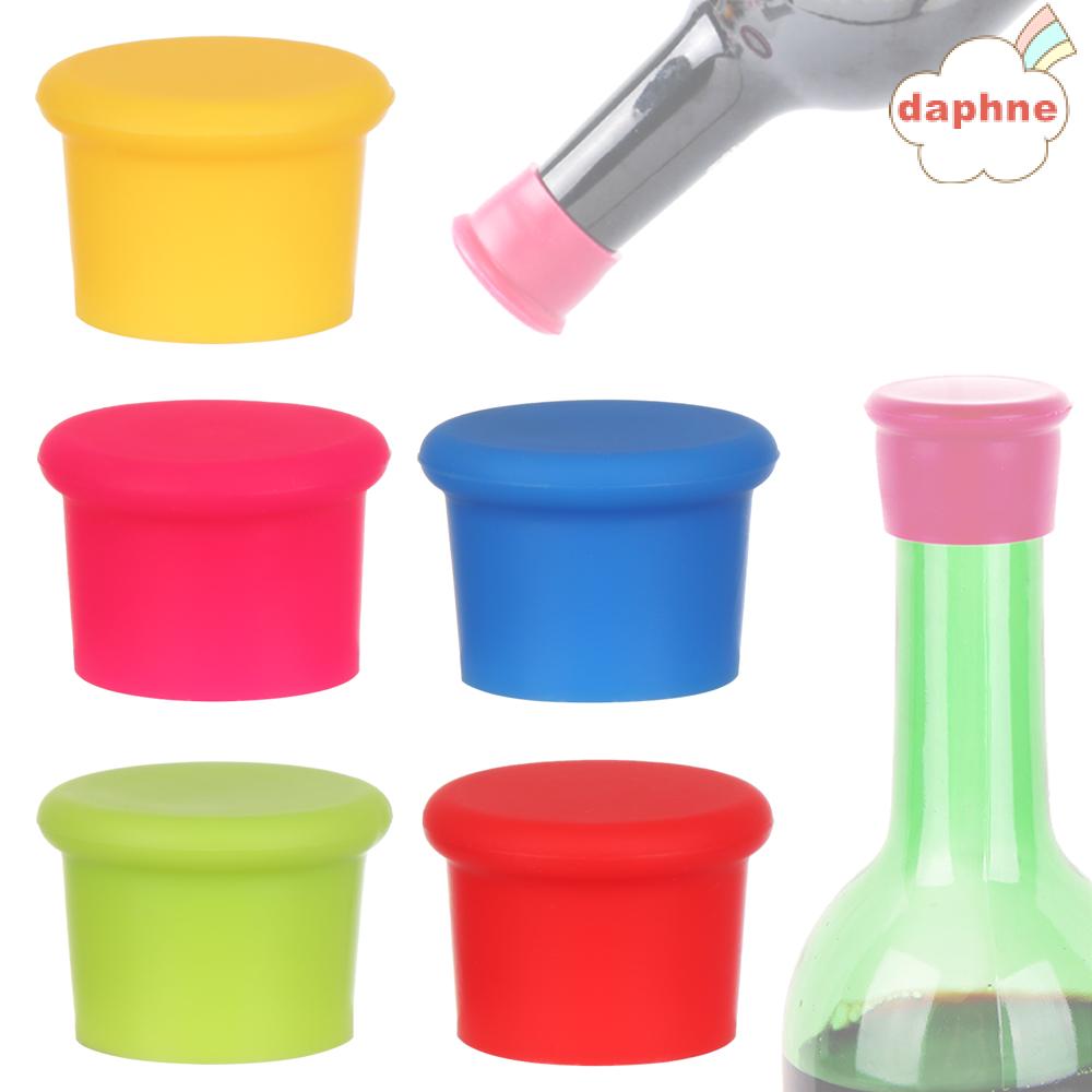 DAPHNE Set 5 Nắp Silicon Đậy Chai Rượu / Bia Tiện Dụng