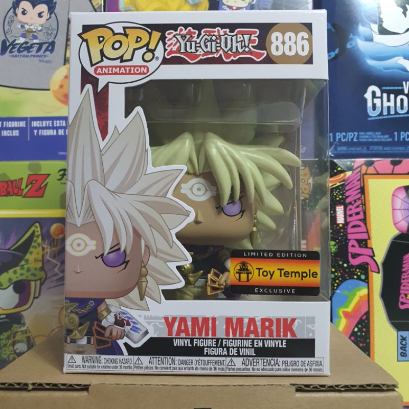 Đồ chơi mô hình funko pop 886 Yami Marik Toy Temple Sticker - Yugi-oh