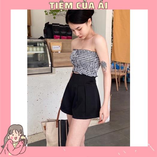 🌱Áo ống kẻ caro dễ thương cho nữ - Áo croptop caro 🌱