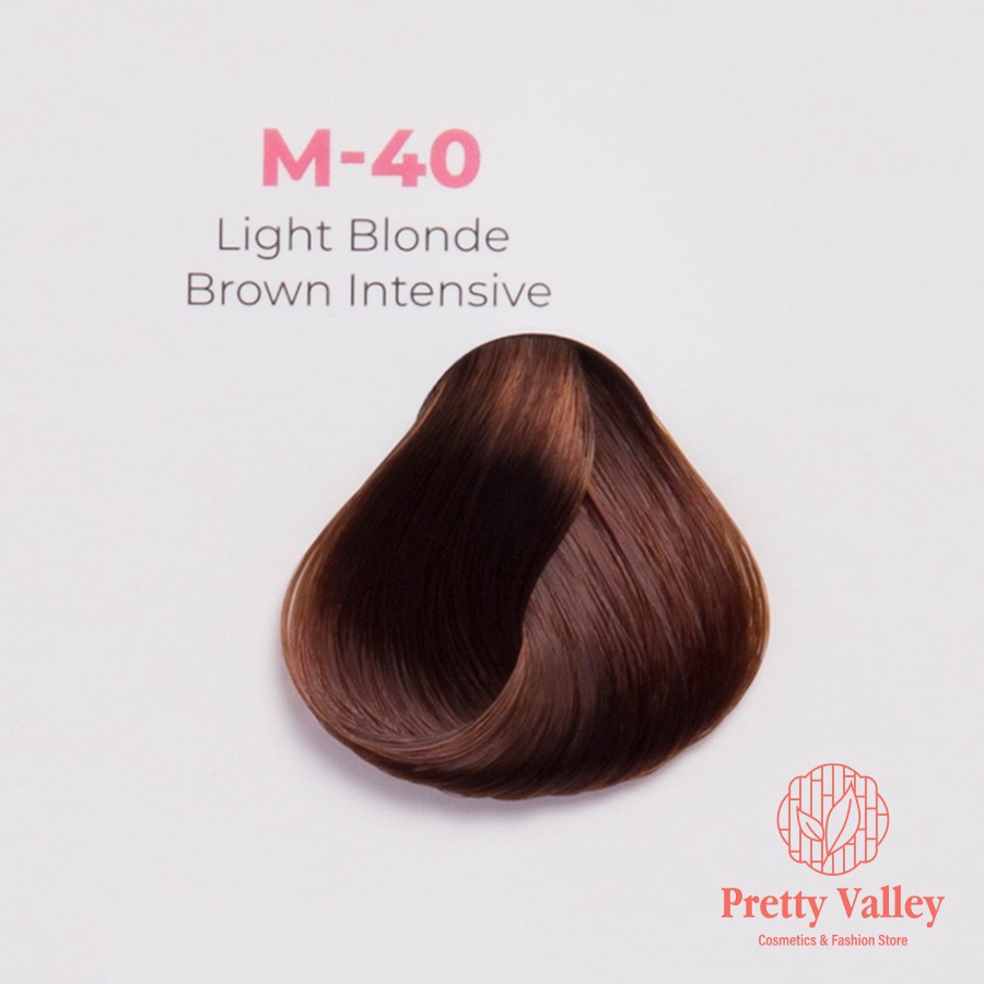 Kem nhuộm tóc màu nâu Socola M40 MOLOKAI, kem nhuộm tóc siêu dưỡng phủ bạc chứa collagen tảo biển - Pretty Valley Store